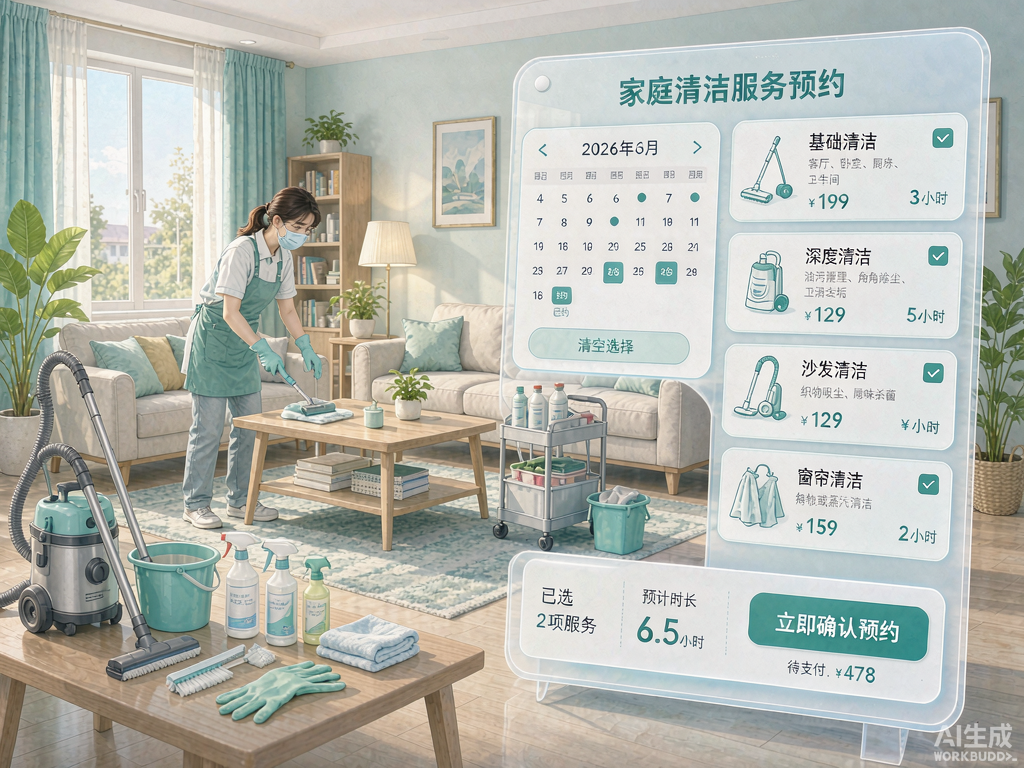 家政服务预约小程序开发