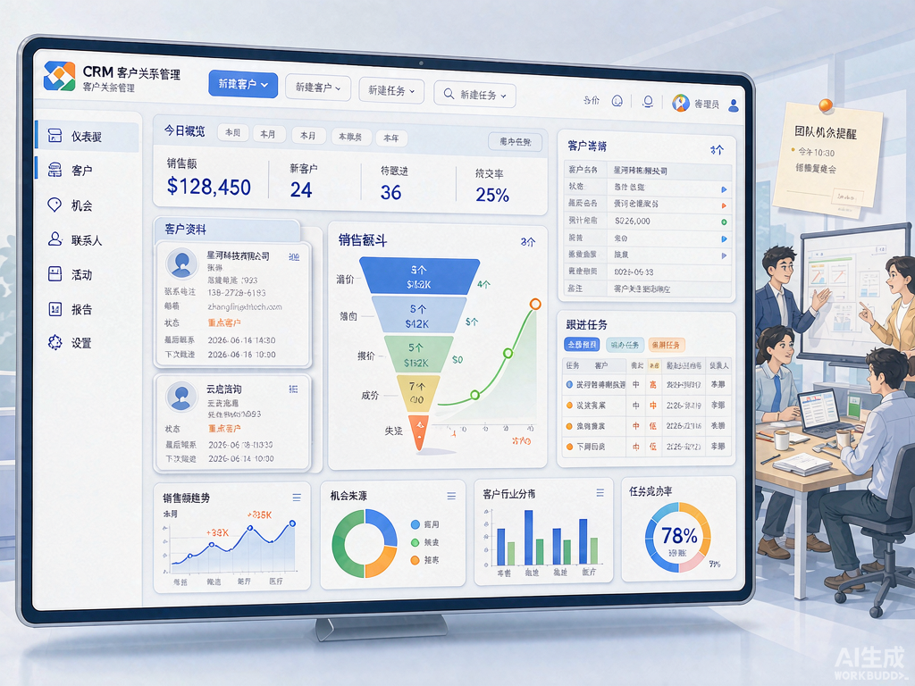 客户关系管理系统 CRM 开发